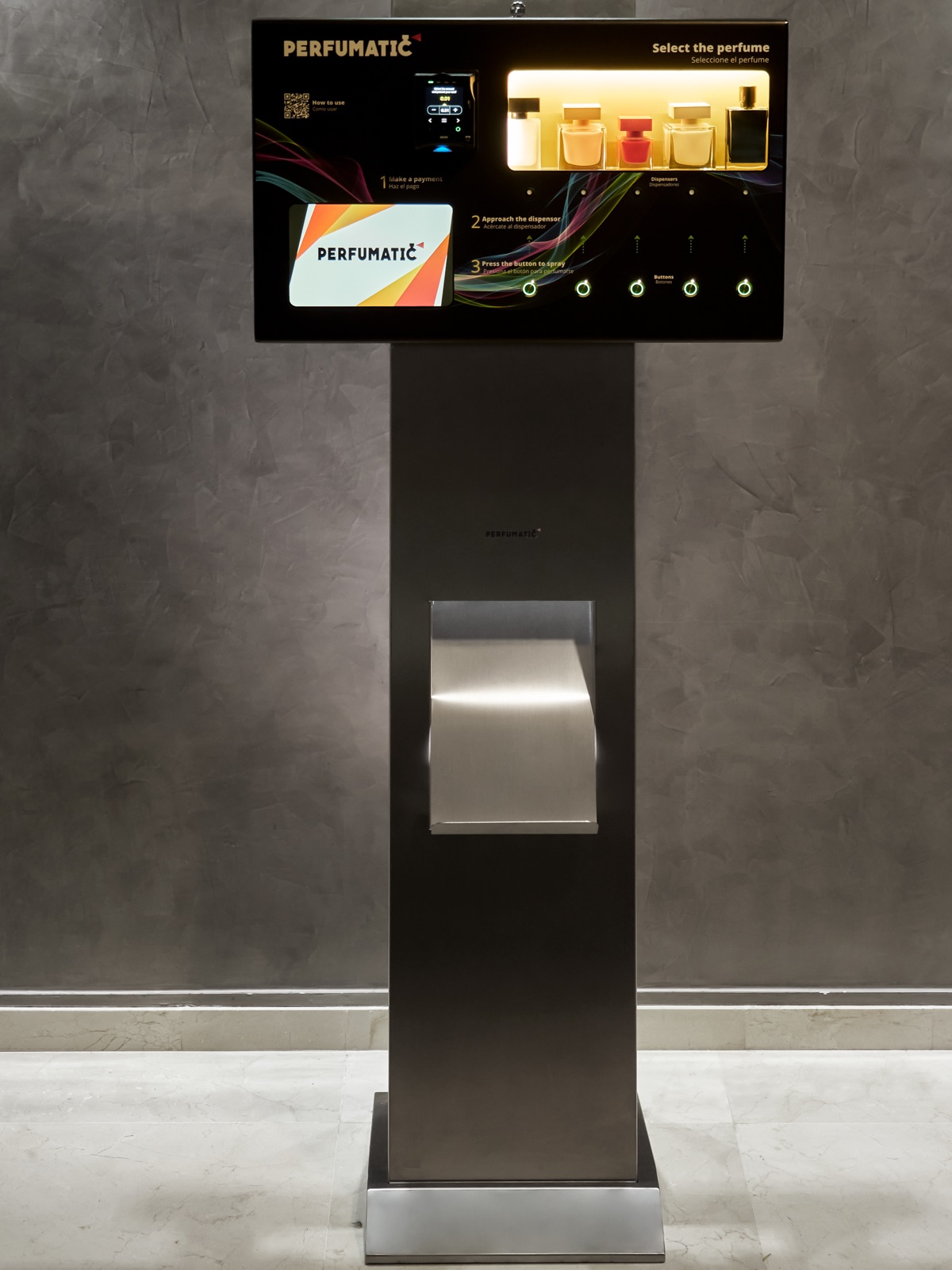Floor stand, front